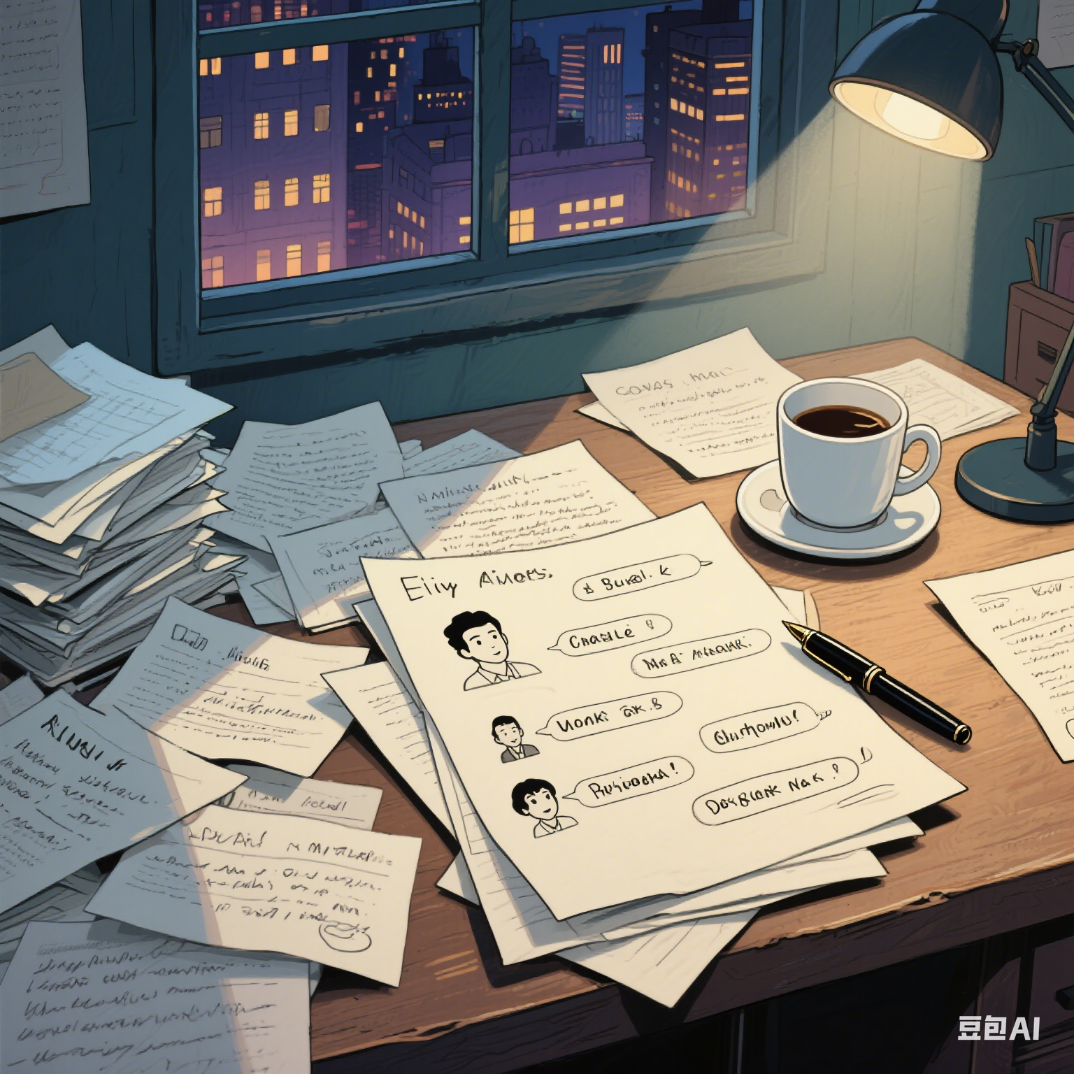 أيقونة كتابة السيناريو